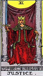 Image result for justice rider waite tarot
